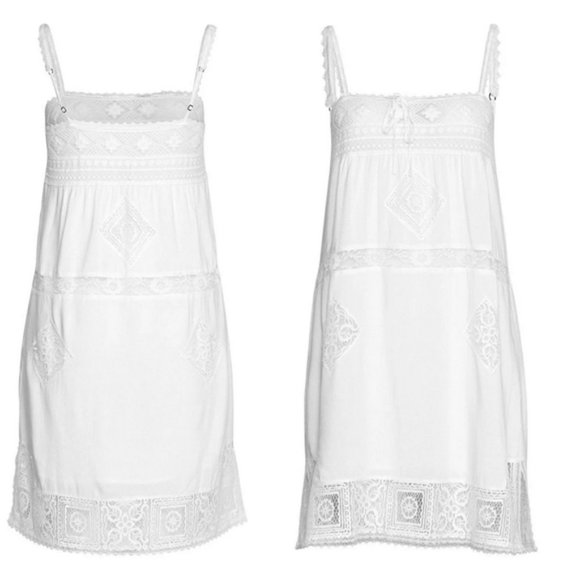 Peaches Sun Dress white lace mini spell designs S - Picture 4 of 9